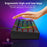 Y-FRUITFUL K401 61 Keys Gaming Keyboard with RGB Light 1.8m Wired Mechanical Keyboard for PC / Laptop - Black - 7