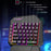 T-WOLF TF900 Gaming Keyboard 40 Keys One-Handed Mechanical Feel Programmable Keyboard with RGB Backlight for Left Hand - Black - 4