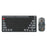 HXSJ MK781 Type-C Wireless 2.4G Bluetooth-compatible Keyboard Mouse Set 78 Keys Triple Mode Clear Shell Keyboard Mouse for Business - Grey Black - 1