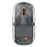HXSJ MK781 Type-C Wireless 2.4G Bluetooth-compatible Keyboard Mouse Set 78 Keys Triple Mode Clear Shell Keyboard Mouse for Business - Grey Black - 3