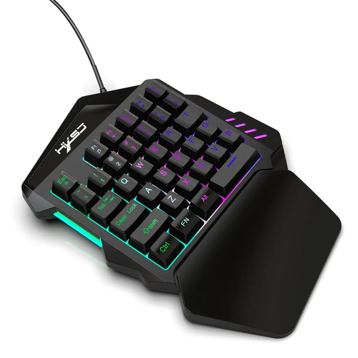 HXSJ One-handed Gaming Keyboard Mouse Set - 7