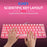 HXSJ V700 61 Keys USB Wired Gaming Keyboard with Colorful Backlight for Computer Desktop Laptop PC - Pink - 4