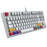 HXSJ L600 87-key Red Switches Wired Portable Keyboard Mechanical Gaming Keyboard with Backlit for Home Office - White - 1