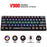 HXSJ V900 Wired 61 Keys Colorful Backlit Computer Laptop Home Office Gaming Blue Switch Mechanical Keyboard - Black - 2