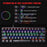 HXSJ V900 Wired 61 Keys Colorful Backlit Computer Laptop Home Office Gaming Blue Switch Mechanical Keyboard - Black - 4