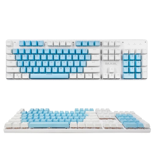K500 Red Switch Computer Laptop Gaming Keyboard USB Wired Colorful Backlit 104-Key Mechanical Keyboard - 1
