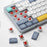 YK75 Rechargeable Bluetooth-compatible / Wired / 2.4G Wireless Keyboard Backlit Computer Mechanical Keyboard - Grey - 6