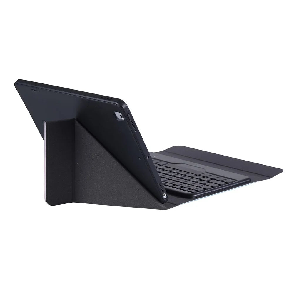 B10 For iPad (2025) / 10.9 (2022) Bluetooth-Compatible Keyboard Tablet Protective Case Stand Cover with Pen Slot - Black - 5