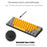 IBLANCOD K61 Mixed Color Keycap Mechanical Blue Backlight Gaming Keyboard for Computer - Black+Red - 4
