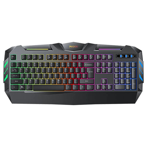 YESIDO KB21 1.5m USB Wired Keyboard 104-key Gaming Keyboard with Breathing Light - 1