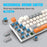 HXSJ V500 Mechanical Wired Keyboard 63 Keys Gaming Keyboard with Backlight Effect - Cyan Switch - 4