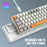 HXSJ V500 Mechanical Wired Keyboard 63 Keys Gaming Keyboard with Backlight Effect - Cyan Switch - 5