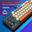 HXSJ K88 Gaming Keyboard 68 Keys Mechanical Wired Keyboard with LED Backlit - 2