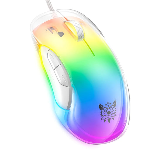 ONIKUMA CW925 USB Wired Gaming Mouse RGB Light Computer Laptop Mice - White - 1