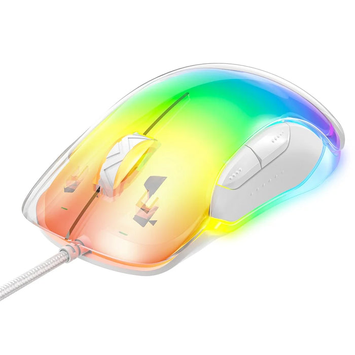 ONIKUMA CW925 USB Wired Gaming Mouse RGB Light Computer Laptop Mice - White - 3