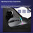 Y-FRUITFUL M96 2.4G+Bluetooth+Type-C Cable Tri-Mode Mouse 6 DPI RGB Gaming Mouse (PAW3212 Chip) - Black - 6