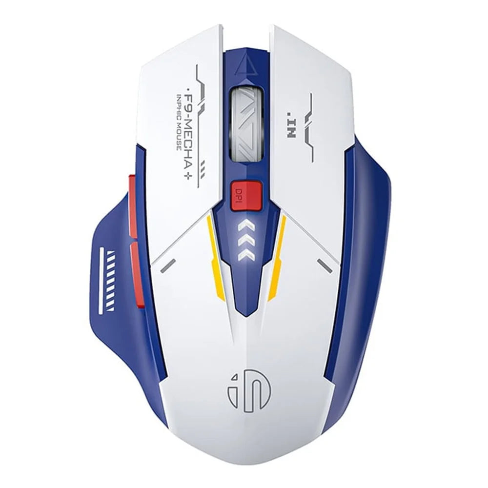 INPHIC F9 Mecha Version Rechargeable 2.4G Wireless Gaming Working Mouse Computer Laptop Mice - 1