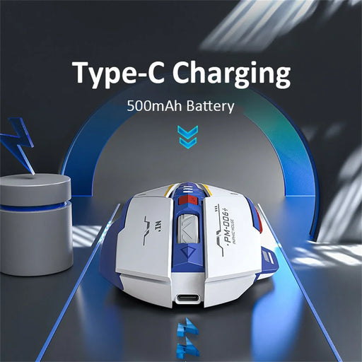 INPHIC F9 Mecha Version Rechargeable 2.4G Wireless Gaming Working Mouse Computer Laptop Mice - 2