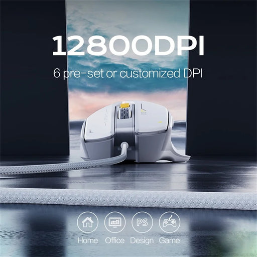 INPHIC PG1 USB Wired E-Sports Gaming Mouse RGB Light Computer Laptop Mice - 2
