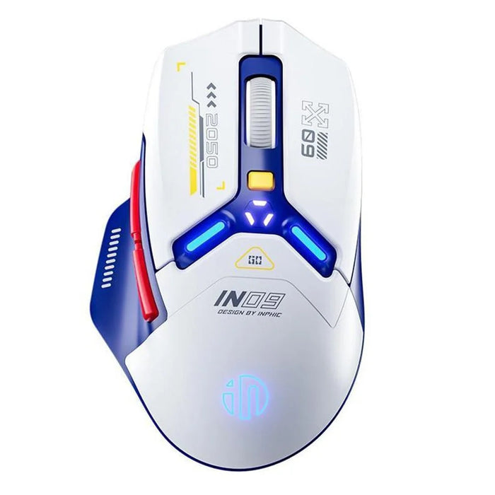 INPHIC IN9 Wired / Bluetooth-compatible 5.0 / 2.4G Wireless Mouse Gaming Office Home Computer Laptop Mice - Blue - 1