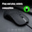 INPHIC PB1 USB Wired Business Office Gaming Mouse Mute Macro Programming Computer Laptop Mice - Black - 3