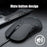 INPHIC PB1 USB Wired Business Office Gaming Mouse Mute Macro Programming Computer Laptop Mice - Black - 4