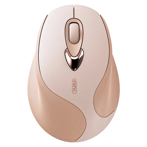 INPHIC M8 Rechargeable 2.4G Wireless Gaming Working Mouse Stylish Girls Mute Mice - 1