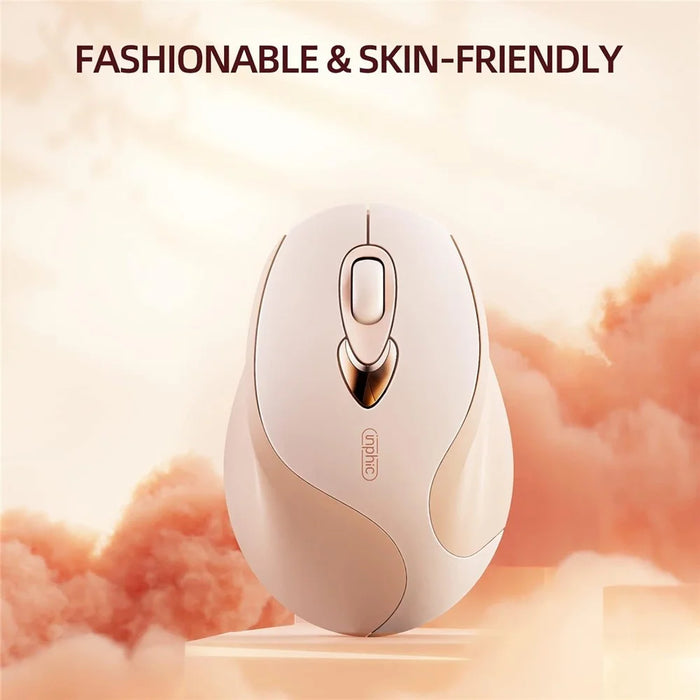 INPHIC M8 Rechargeable 2.4G Wireless Gaming Working Mouse Stylish Girls Mute Mice - 2