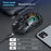 T-WOLF X3 Gaming Mouse Tri-Mode BT Wireless Hollow Design RGB Backlit Mechanical Mouse For Esports - Black - 4