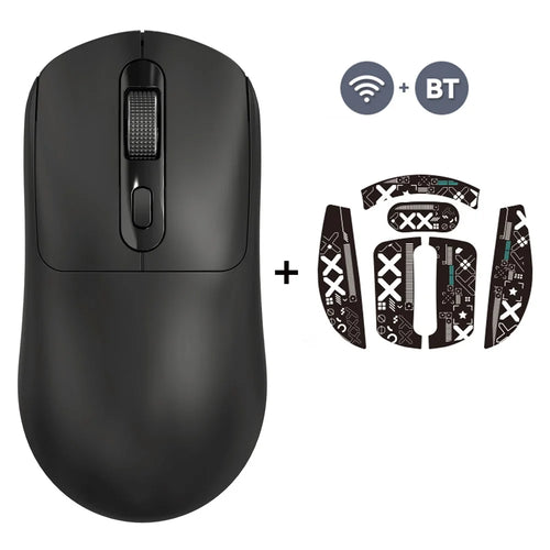 T-WOLF X8 Dual Mode Wireless Mouse with 500mAh Rechargeable Battery Gaming Mouse - Black - 1