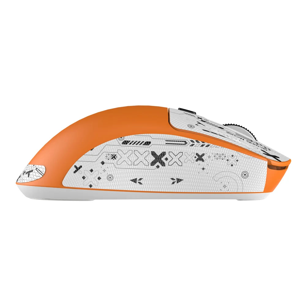 HXSJ T68 2.4G Wireless / Wired / Bluetooth-compatible 3 Modes Gaming Mouse 12000 DPI Ultra Light Rechargeable Mouse - Orange - 4