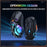 ONIKUMA DM02 Tri-Mode Gaming Mouse 2.4G Wireless Bluetooth-compatible 6 DPI Levels RGB Backlit Mouse - Black - 3