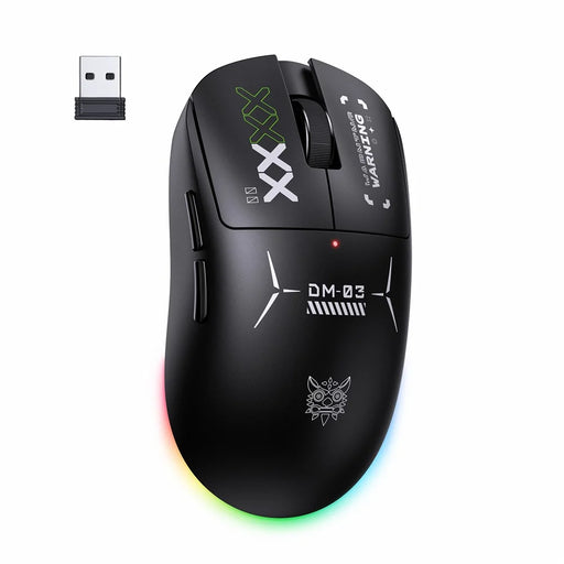 ONIKUMA DM03 Gaming Mouse Wireless 2.4G Bluetooth-compatible Wired 3-Mode 12000DPI Rechargeable Mice for PC Gaming Office - 1