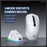 ONIKUMA DM07 2.4G Wireless Gaming Mouse 3-Mode Wired Bluetooth-compatible PC Mice with Magnetic Charging Base - White - 2