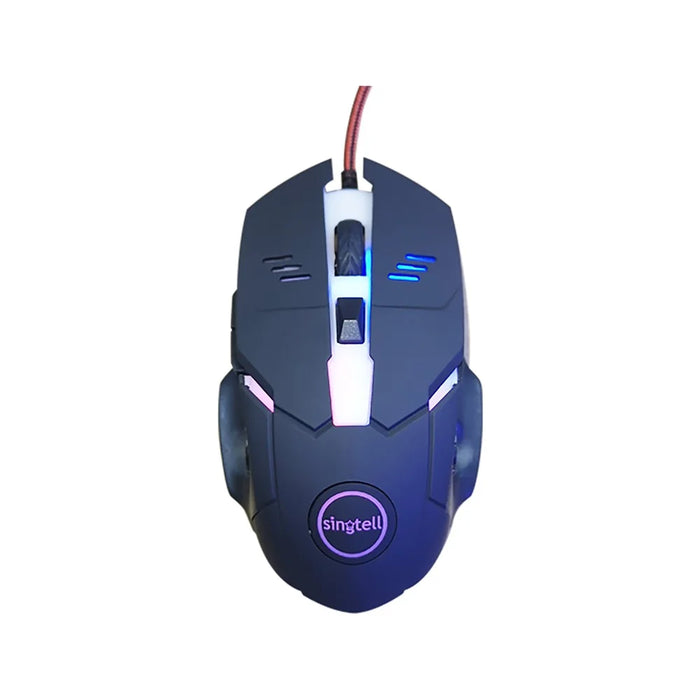 SINGTELL ST02 6 Keys USB Wired Gaming Mouse Adjustable DPI 7-color Breathing Lamp - 1