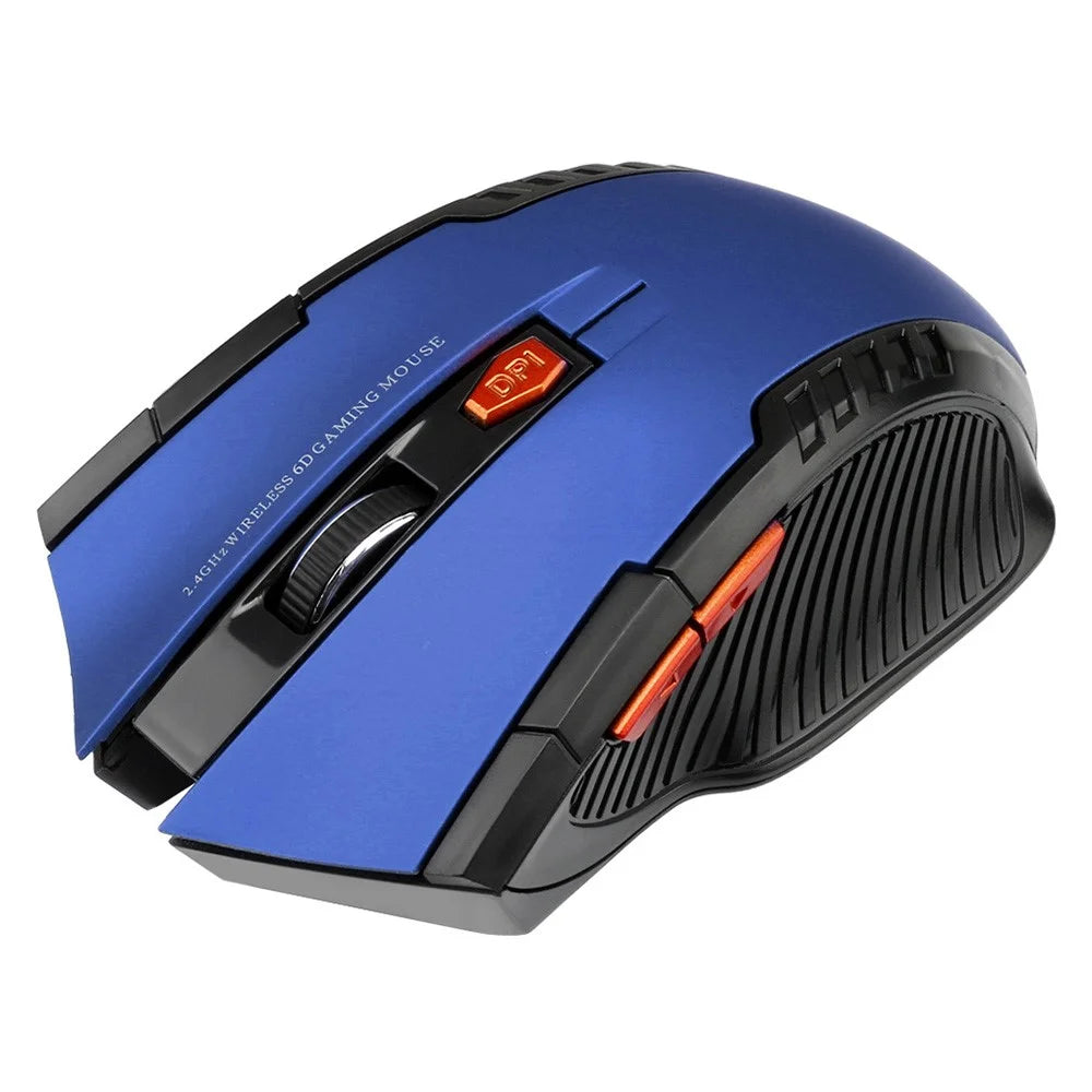 11 RGB Mouse 2.4G Wireless Connection 800 / 1200 / 1600DPI Laptop Computer Mouse for MacOS and Windows - Blue - 7