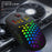 HEITIENIU BL110 2.4G Wireless Mouse 3200DPI Honeycomb Hollow Optical Mouse with RGB Light for PC, Laptop - Black - 3