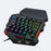 HXSJ V500 35 Keys One Handed Gaming Keyboard RGB Backlit Keyboard - 2