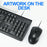 T-WOLF TF500 USB Wired Keyboard Mouse Set 104 Keys Keyboard for Computer PC Laptop - 3