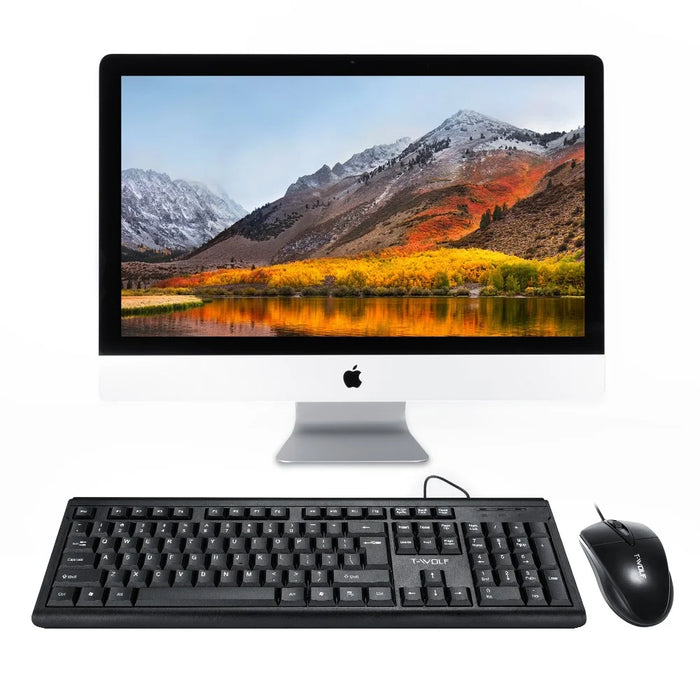 T-WOLF TF500 USB Wired Keyboard Mouse Set 104 Keys Keyboard for Computer PC Laptop - 6