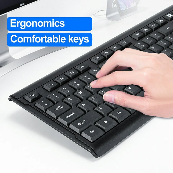 T-WOLF T15 104 Keys USB Wired Keyboard - 5