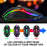 T-WOLF TF800 4 in 1 LED Backlit Gaming Working Keyboard Mouse Headphone Mouse Pad Set - 3
