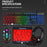 T-WOLF TF800 4 in 1 LED Backlit Gaming Working Keyboard Mouse Headphone Mouse Pad Set - 6