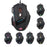 HXSJ A868 Adjustable DPI Colorful Light USB Wired Laptop Computer Ergonomic Gaming Mouse - 1