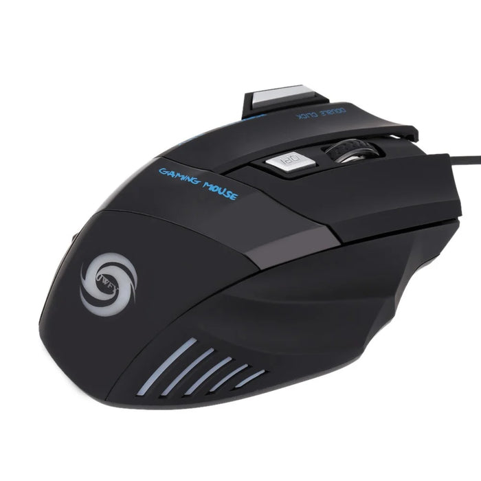 HXSJ A868 Adjustable DPI Colorful Light USB Wired Laptop Computer Ergonomic Gaming Mouse - 4