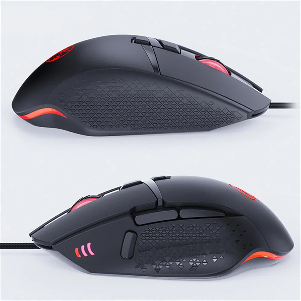 IMICE T91 Fire Button Design USB Wired Gaming Mouse Computer Gamer 7200 DPI Optical Mice for Laptop PC - 2
