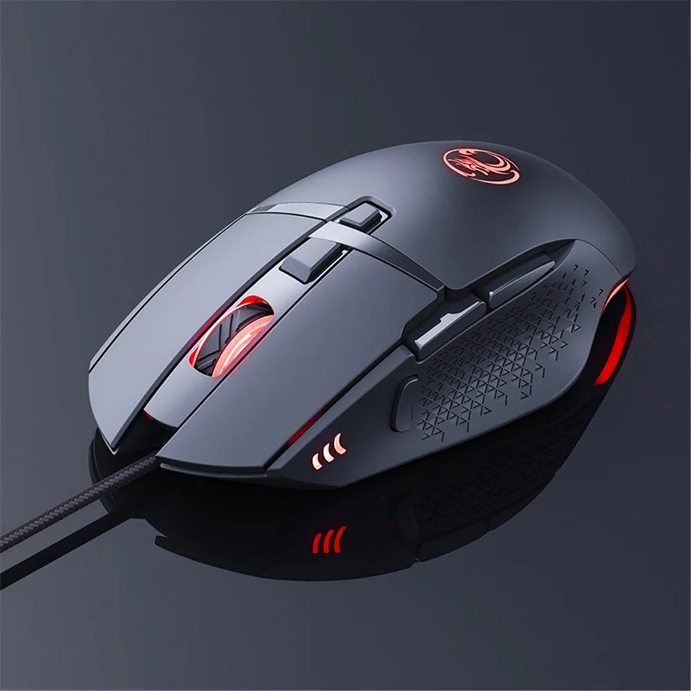 IMICE T91 Fire Button Design USB Wired Gaming Mouse Computer Gamer 7200 DPI Optical Mice for Laptop PC - 4