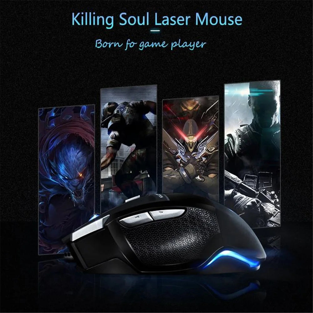 AULA Killing Soul II Backlight USB Wired 7 Buttons Computer Laptop Gaming Mouse - 5