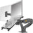 NORTH BAYOU F160-FP 17-30 Inch Monitor Desk Mount Adjustable Laptop Holder Tray Dual Arm Bracket - Black - 1