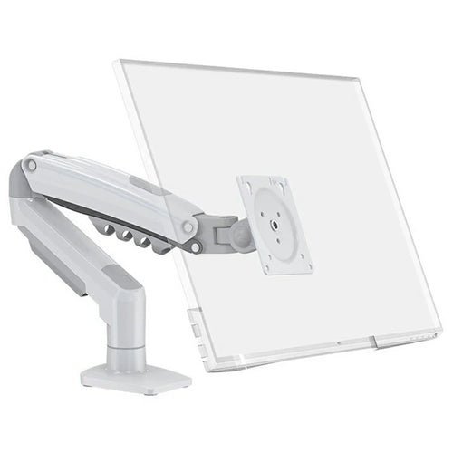 NORTH BAYOU F80 Monitor Arm 17-30 Inch Displays Adjustable Height Mechanical Desk Mount Stand - White - 1